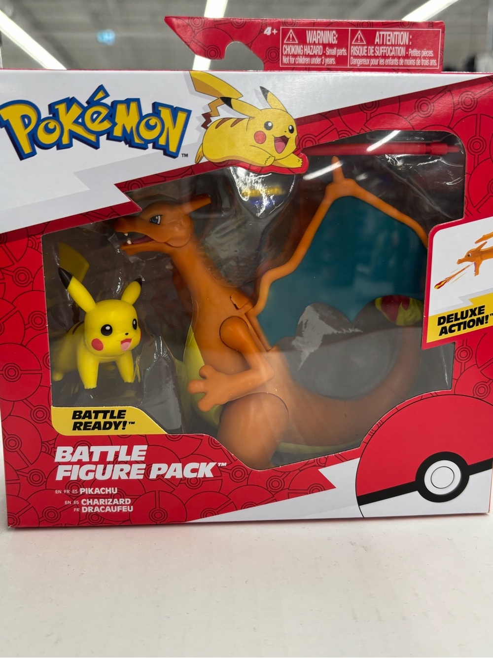 Battle Figure Pack - Charizard & Pikachu (Orange, Yellow)